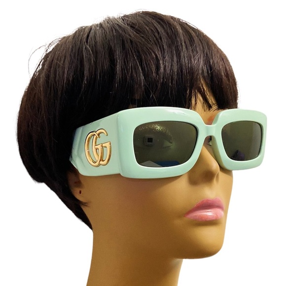 GUCCI 53mm Square Rectangle Sunglasses - Picture 1 of 14